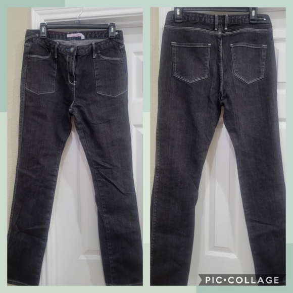 NWOT R Revolution Black Denim Jeans Long Tall - Picture 1 of 6